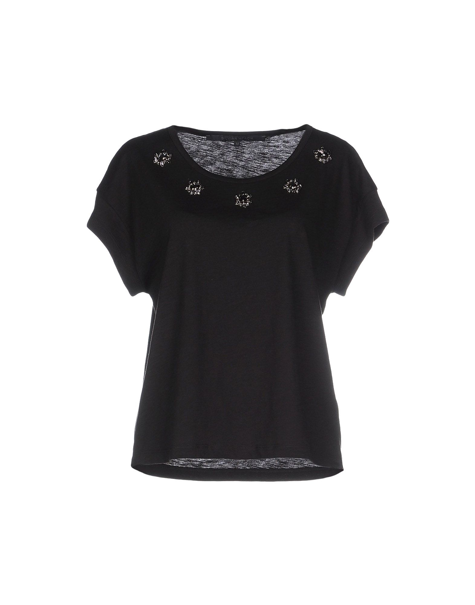 Silvian heach T-shirt in Black | Lyst