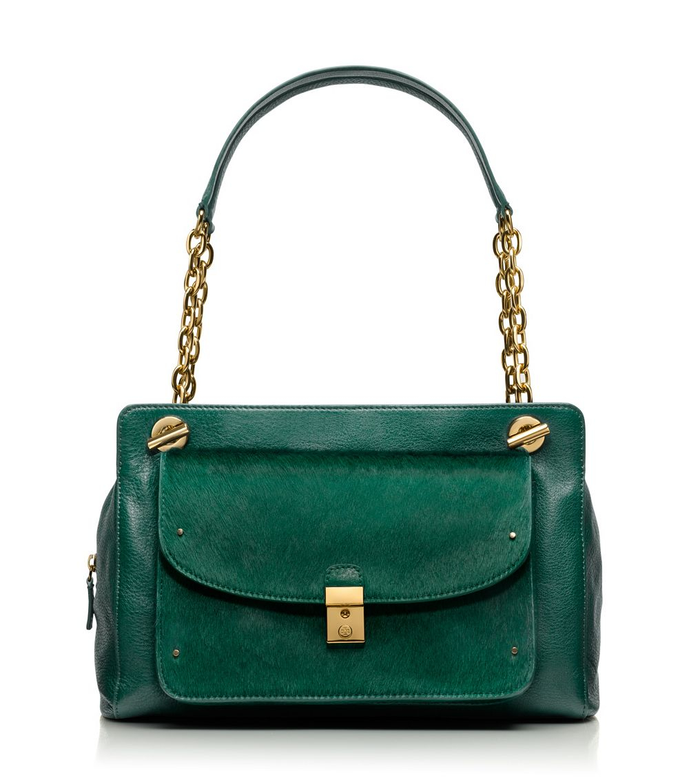 Lyst - Tory Burch Priscilla Shoulder Bag in Green