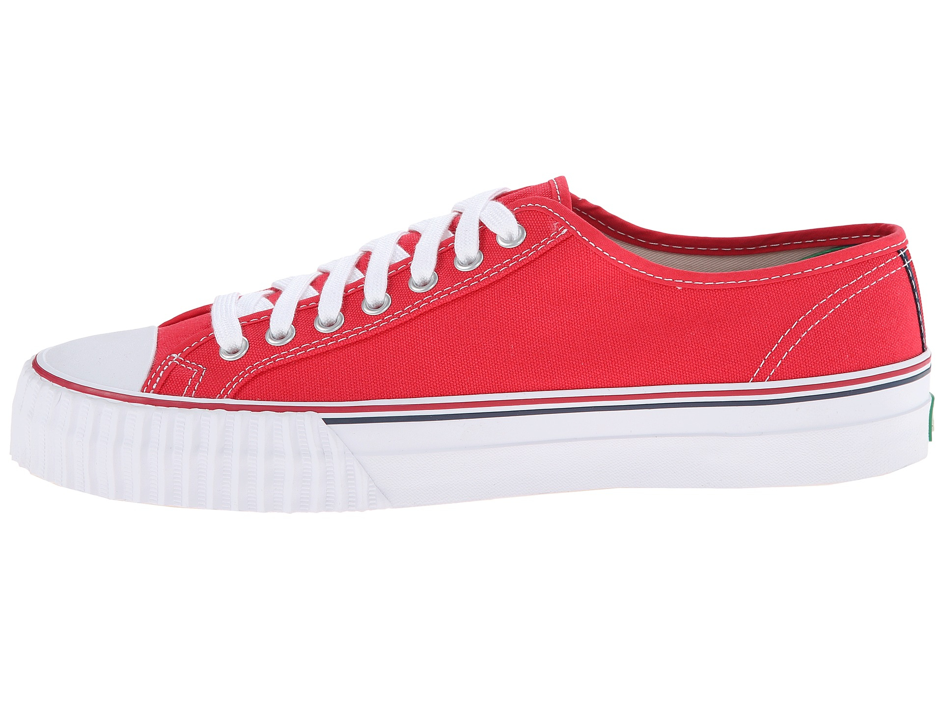 pf flyers red low top