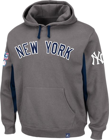 Majestic Mens New York Yankees Major Play Hoodie in Gray for Men ...