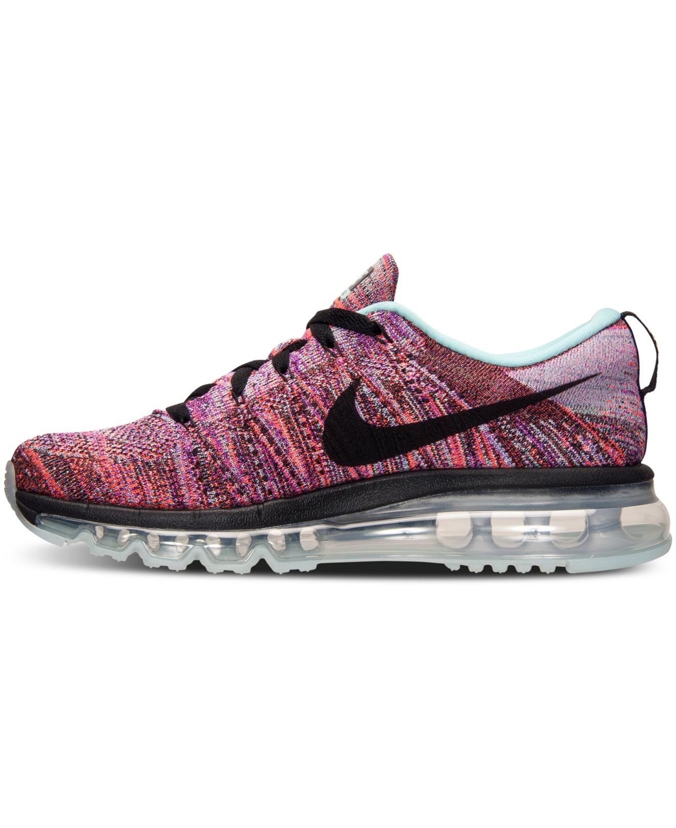 Lyst - Nike Women's Flyknit Air Max Running Sneakers From Finish Line ...