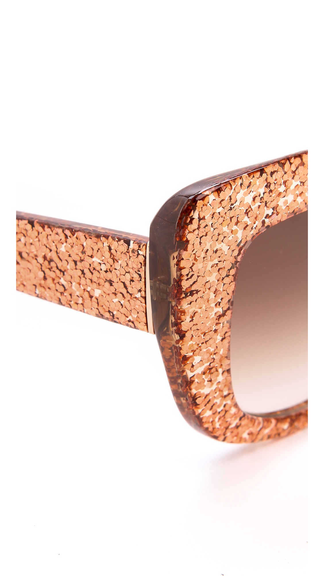 Kate spade new york Ursula Glitter Cateye Sunglasses in Pink Lyst