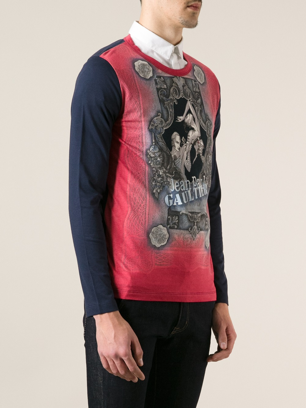 jean paul gaultier long sleeve shirt