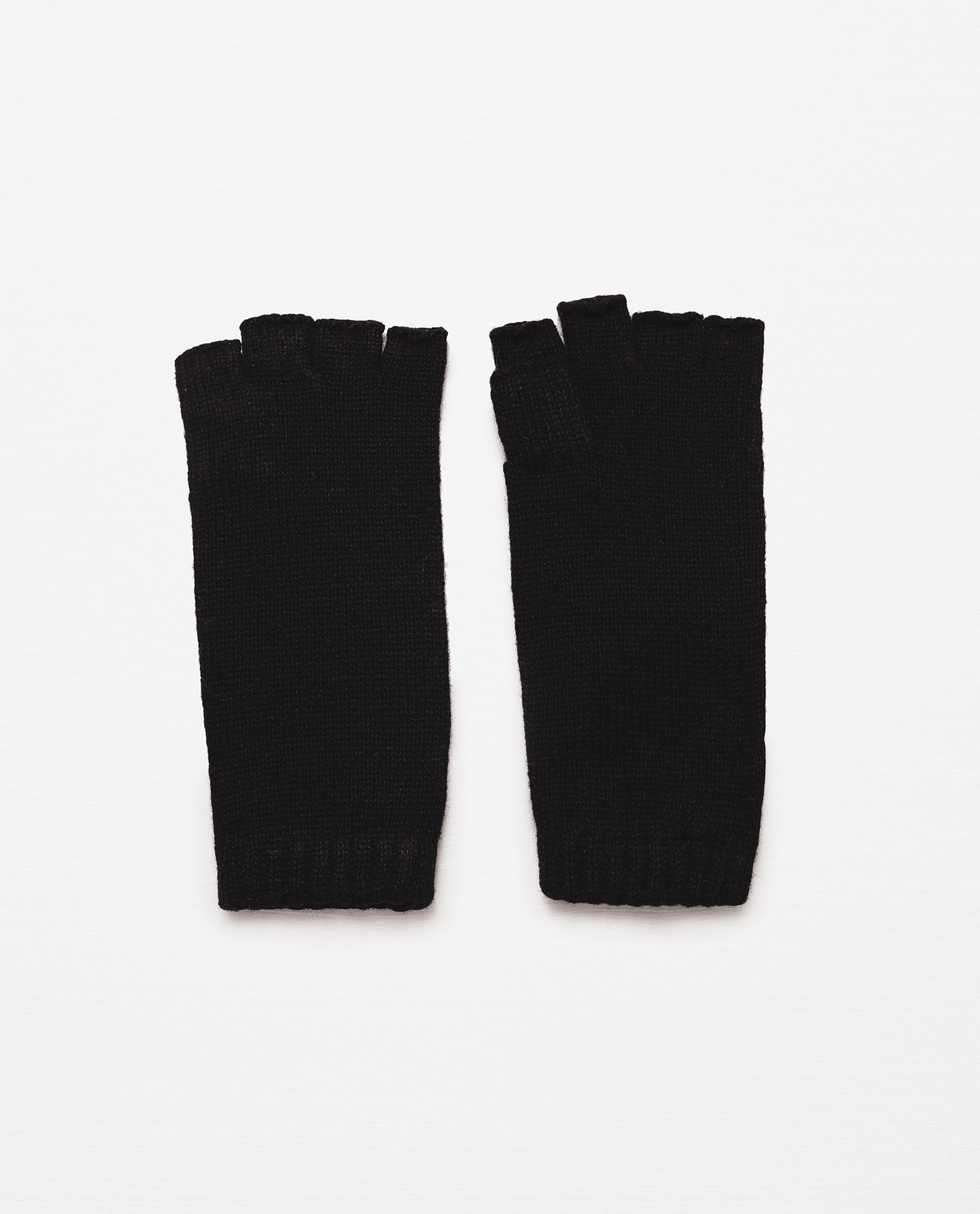 Zara Knitted Fingerless Gloves in Black for Men | Lyst