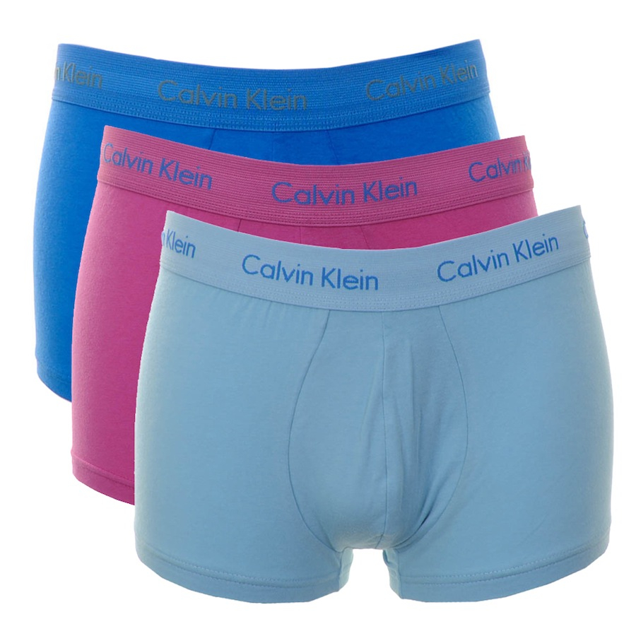 Calvin Klein Underwear 3 Pack Trunk Shorty Boxers in Multicolor for Men ...