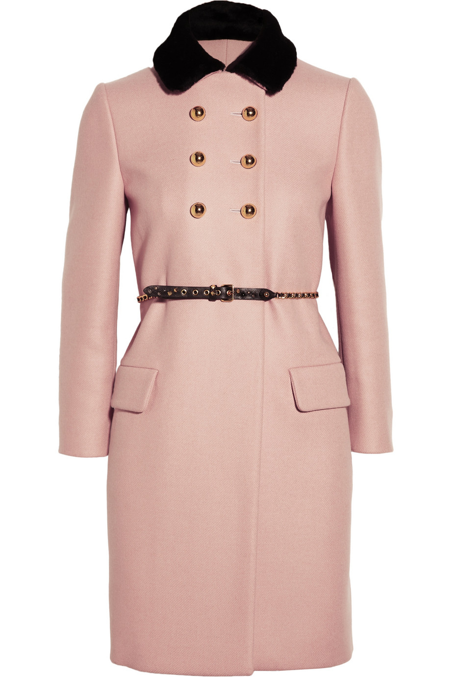 miu miu double breasted coat