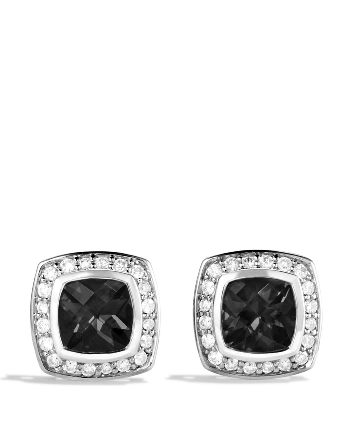 David Yurman Petite Albion Earrings With Black Onyx & Diamonds in ...