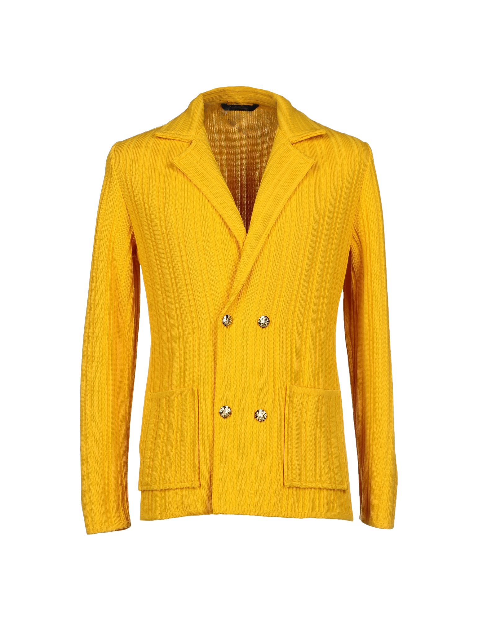 yellow cardigan jacket