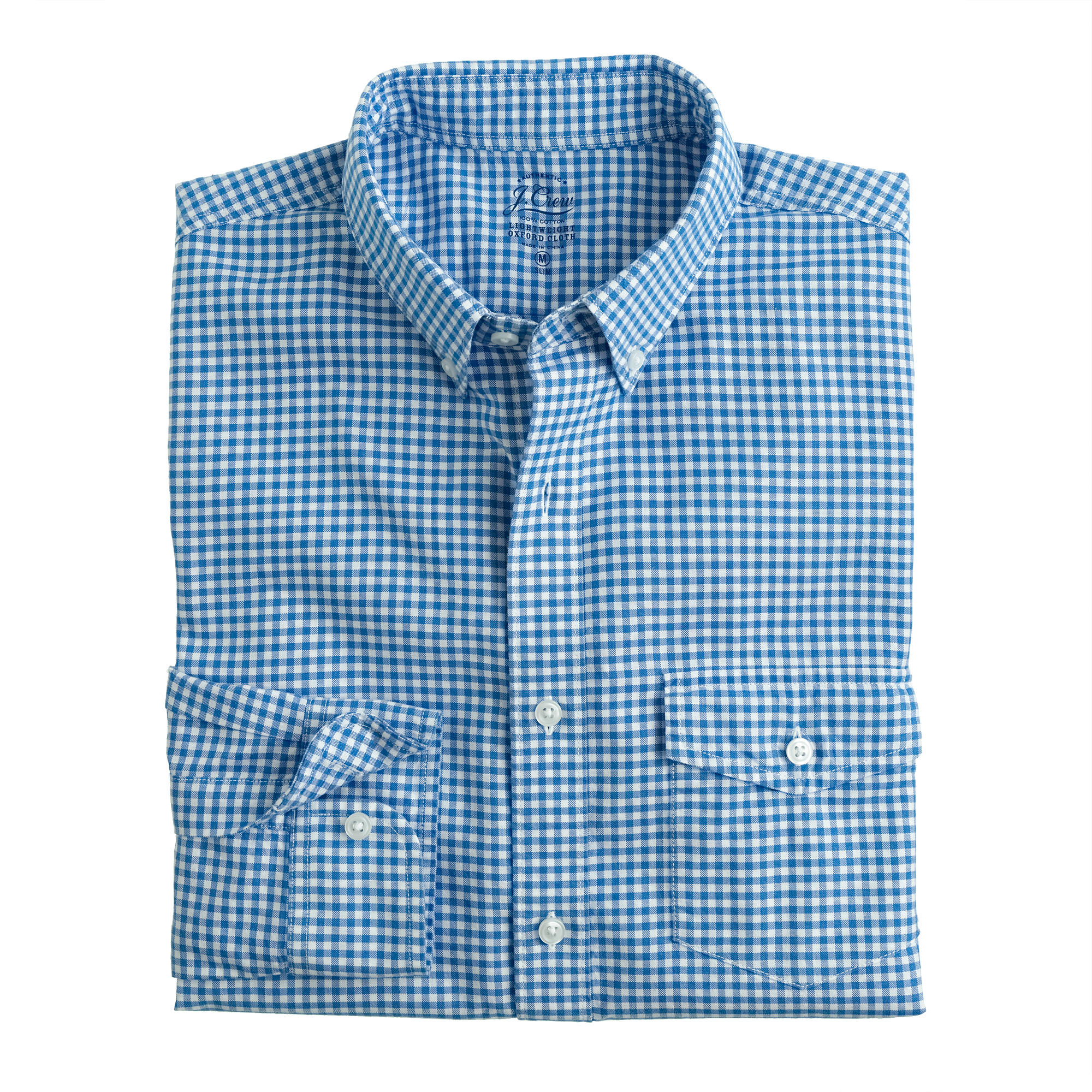 Lyst J.Crew Lightweight Vintage Oxford Cloth Shirt In Summertime