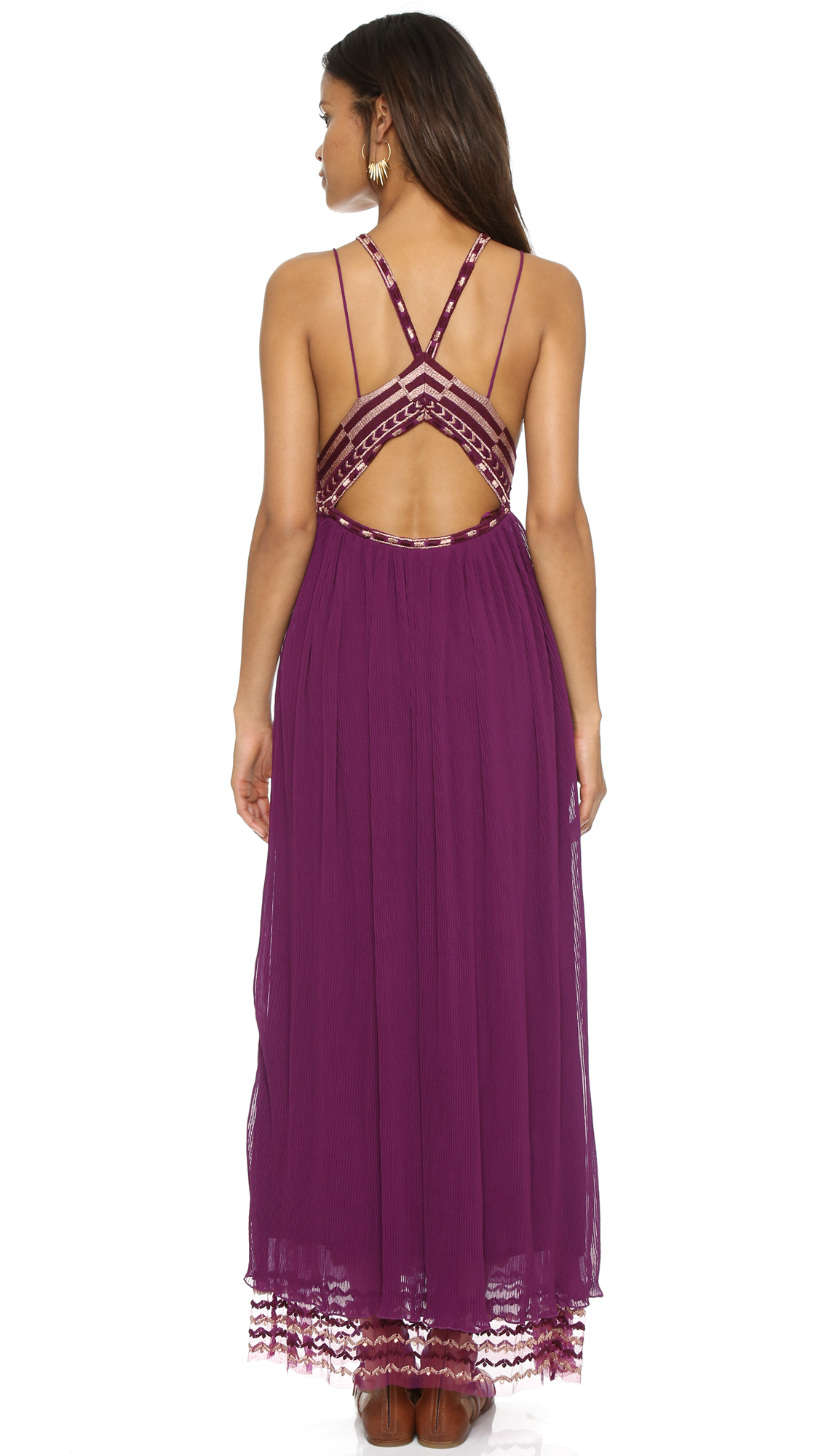 free people dahlia embroidered dress