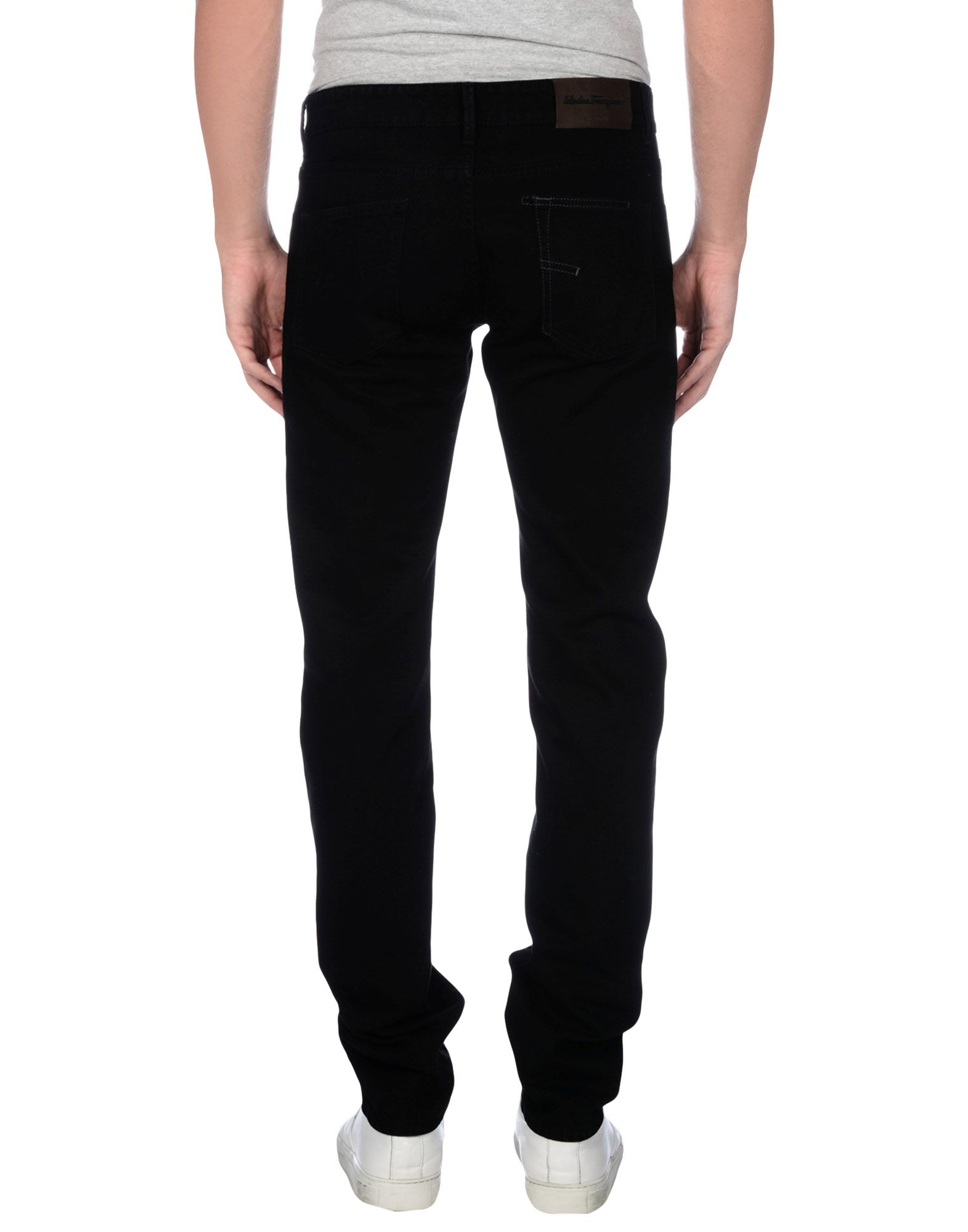 Lyst - Ferragamo Denim Pants in Black for Men