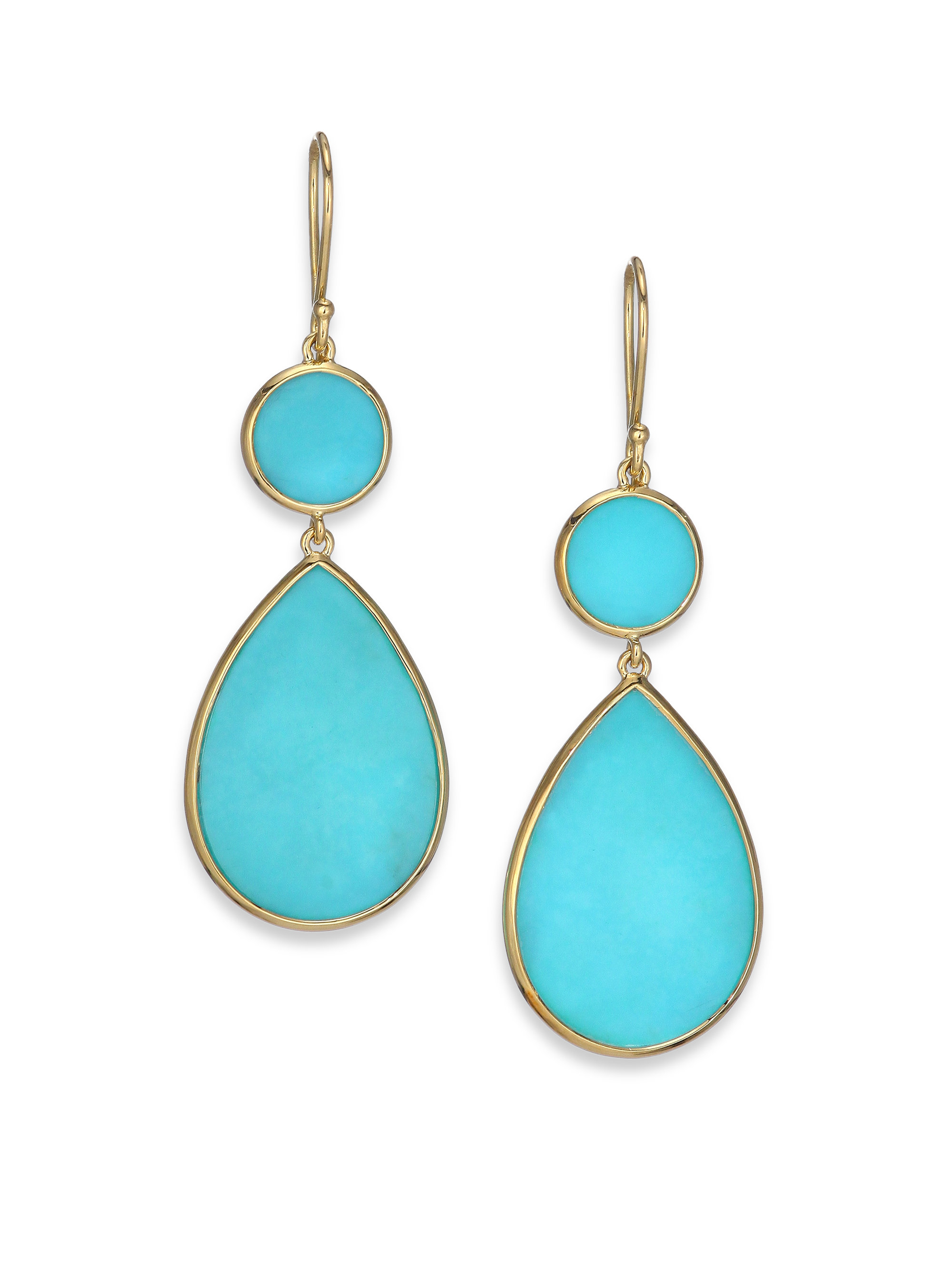 Lyst Ippolita Polished Rock Candy Turquoise 18k Yellow Gold Gallery