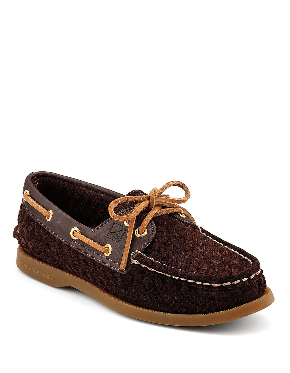 Sperry Top-sider Authentic Original Suede Boat Shoes in Brown (DARK ...