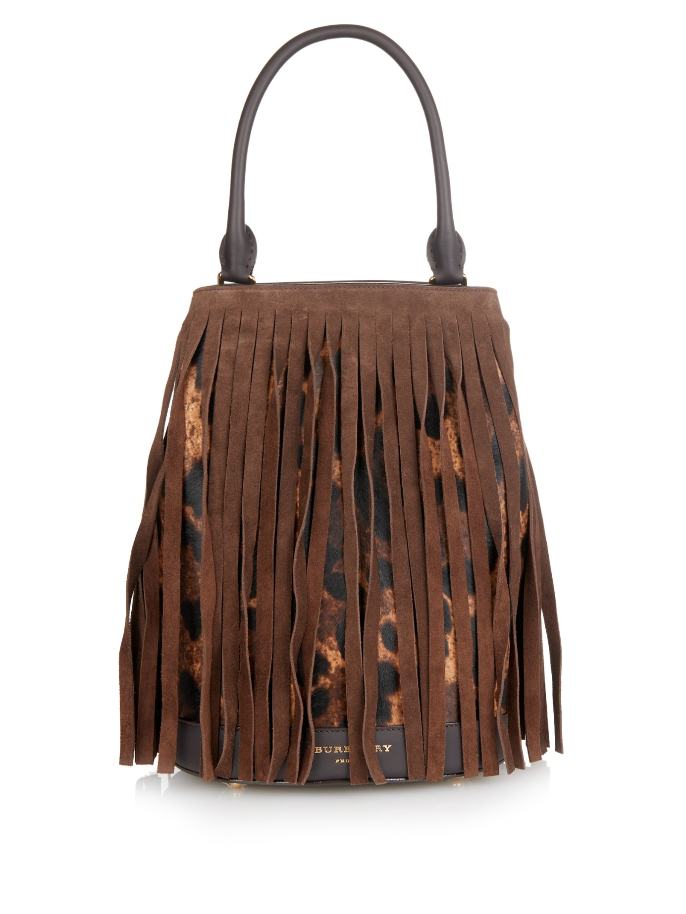 burberry suede fringe bag