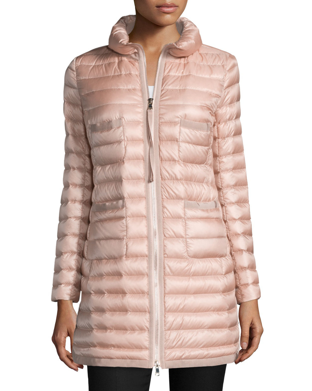 Lyst Moncler Bogue Quilted Jacket in Pink