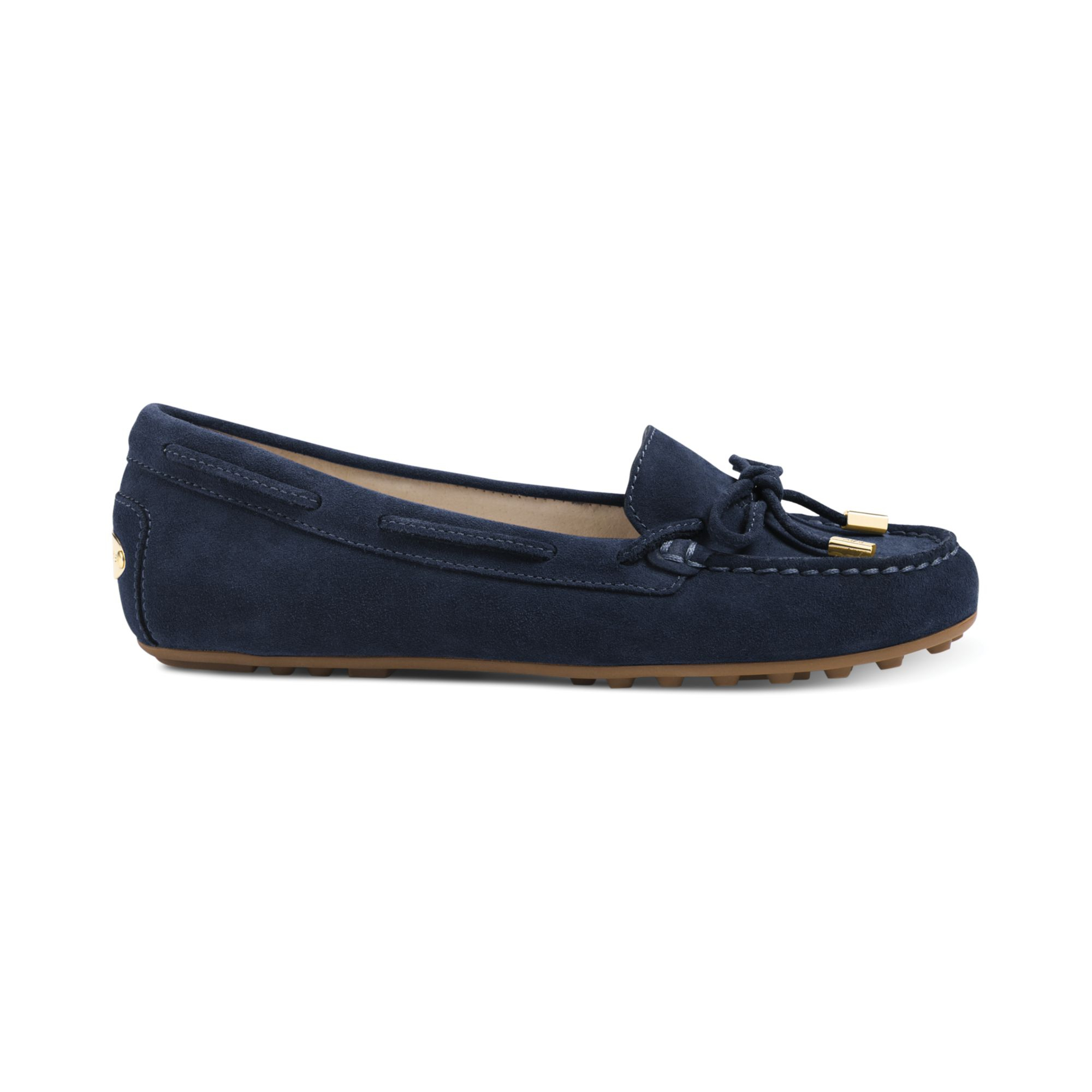 Michael Kors Michael Daisy Moc Flats in Blue (Navy) | Lyst