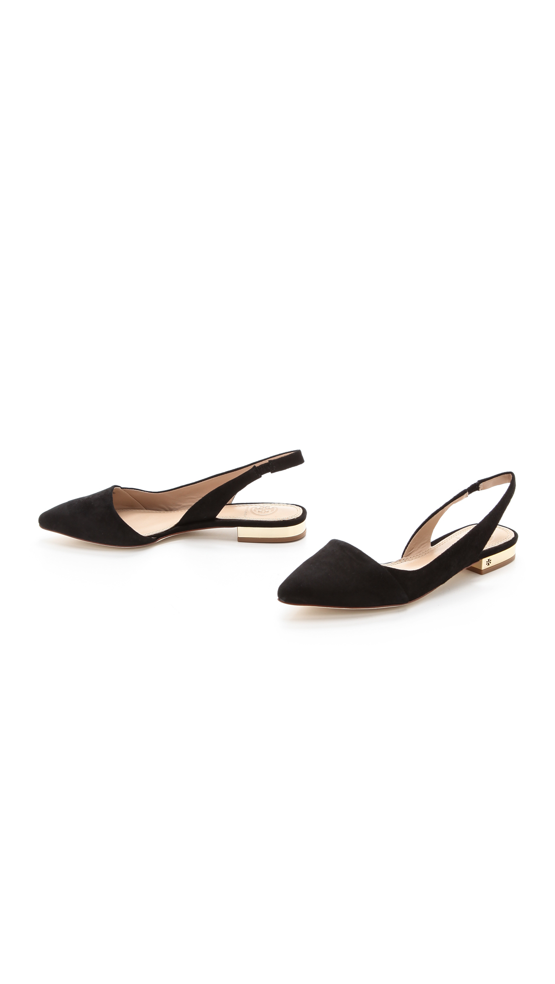 tory burch pointed flat