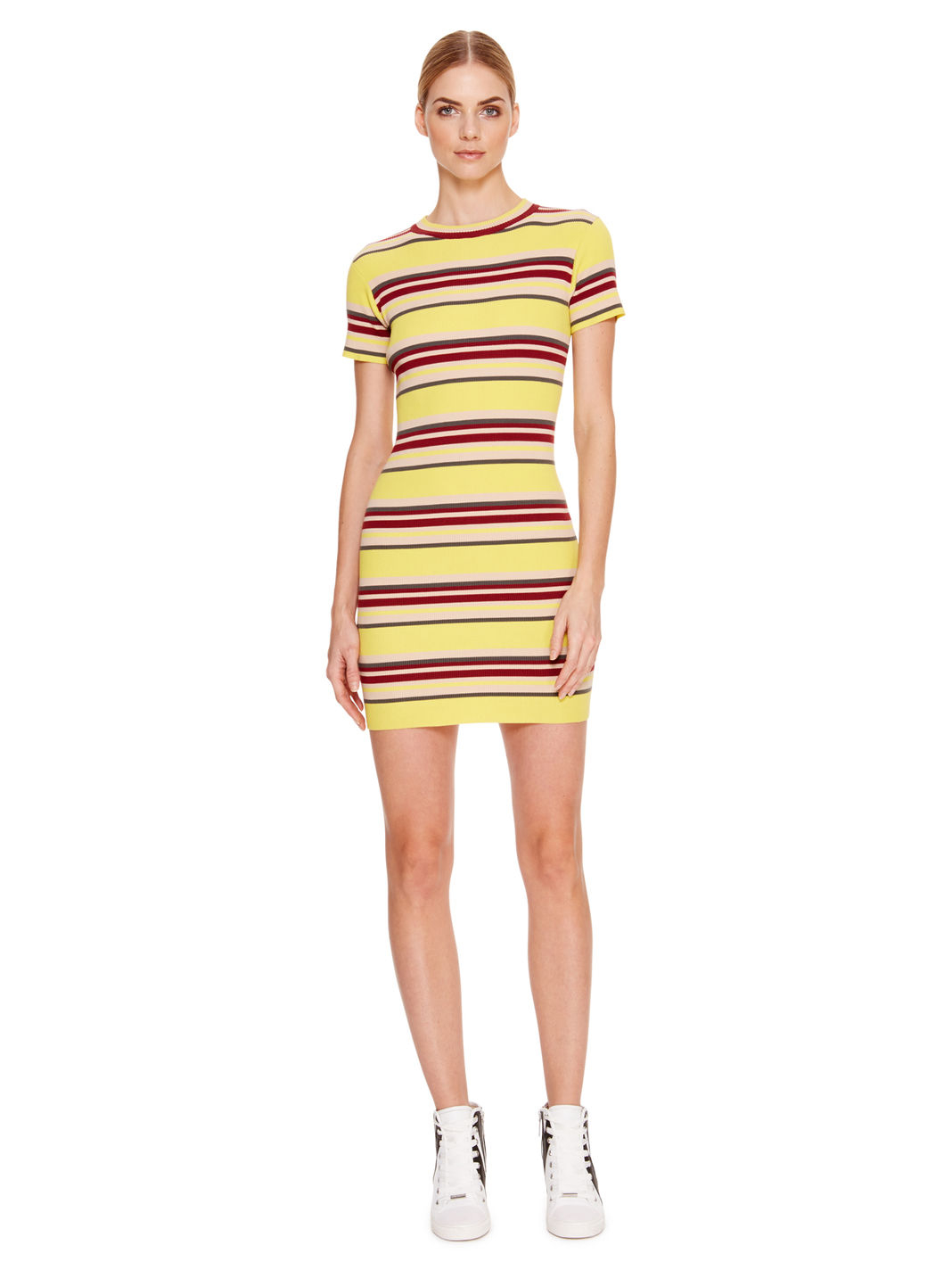 Yellow Striped Dress
