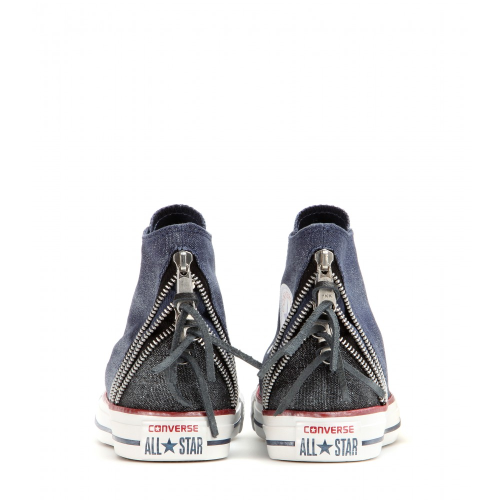 Converse blanche 2024 tri zip