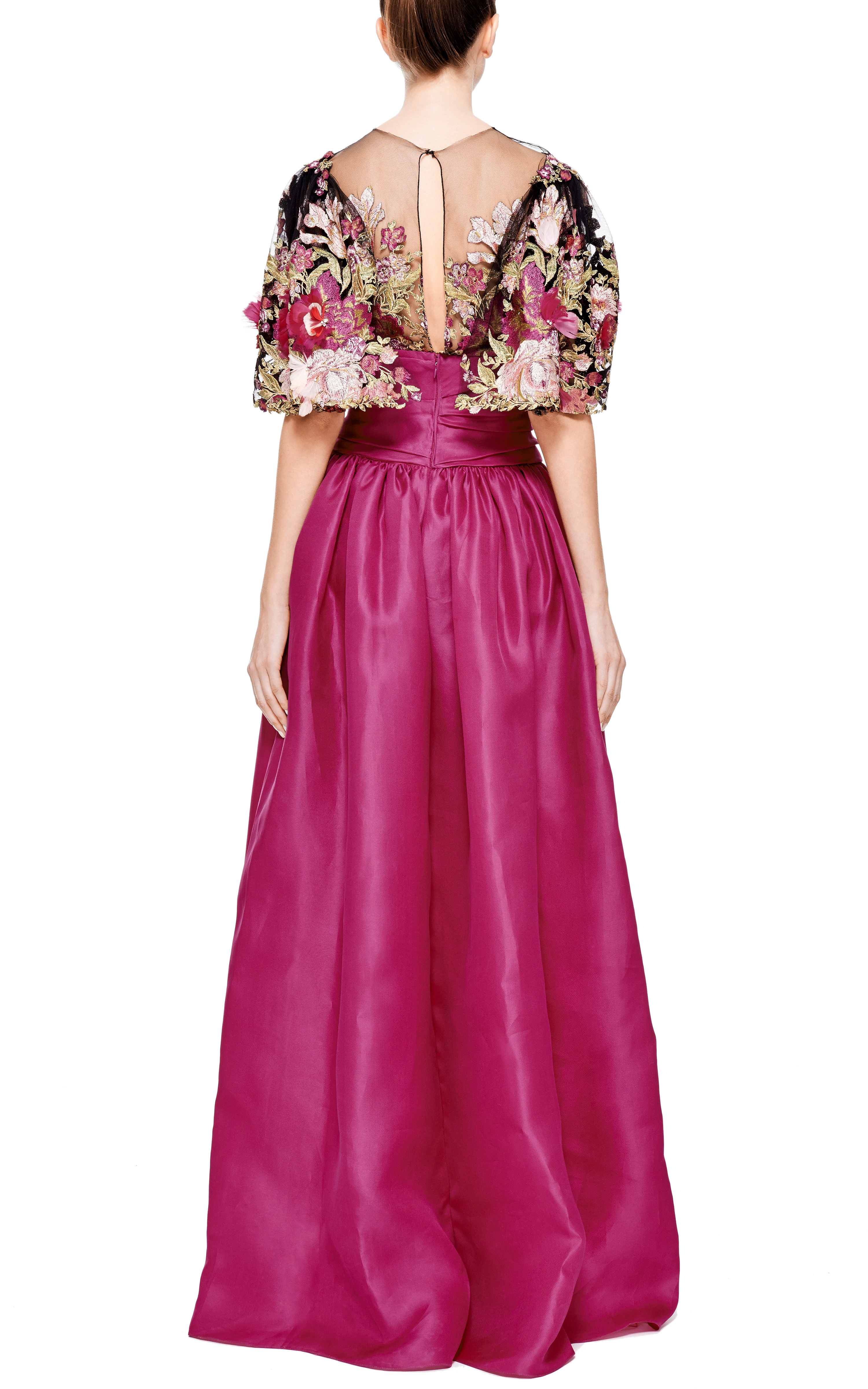 marchesa flower gown