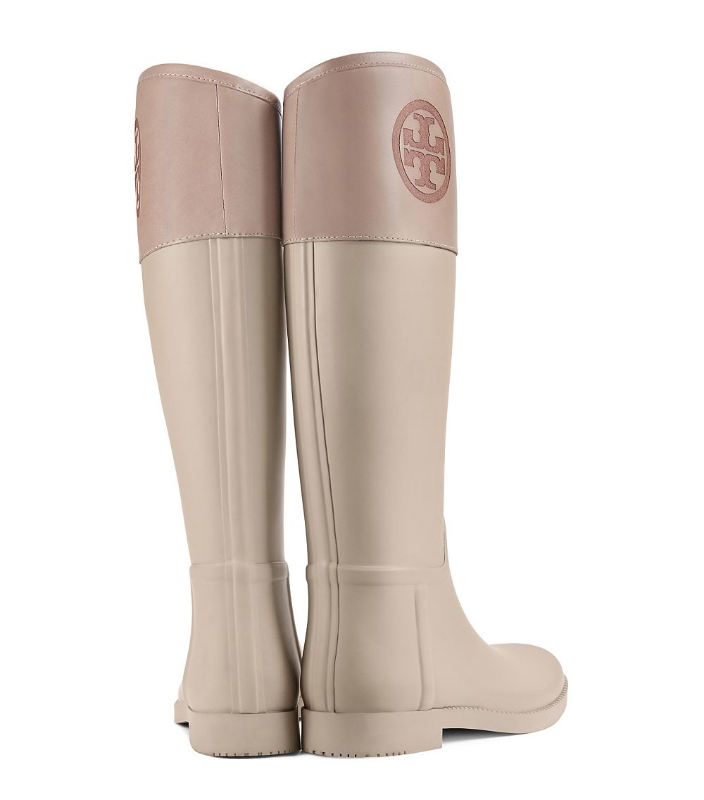 tory burch classic rain boots