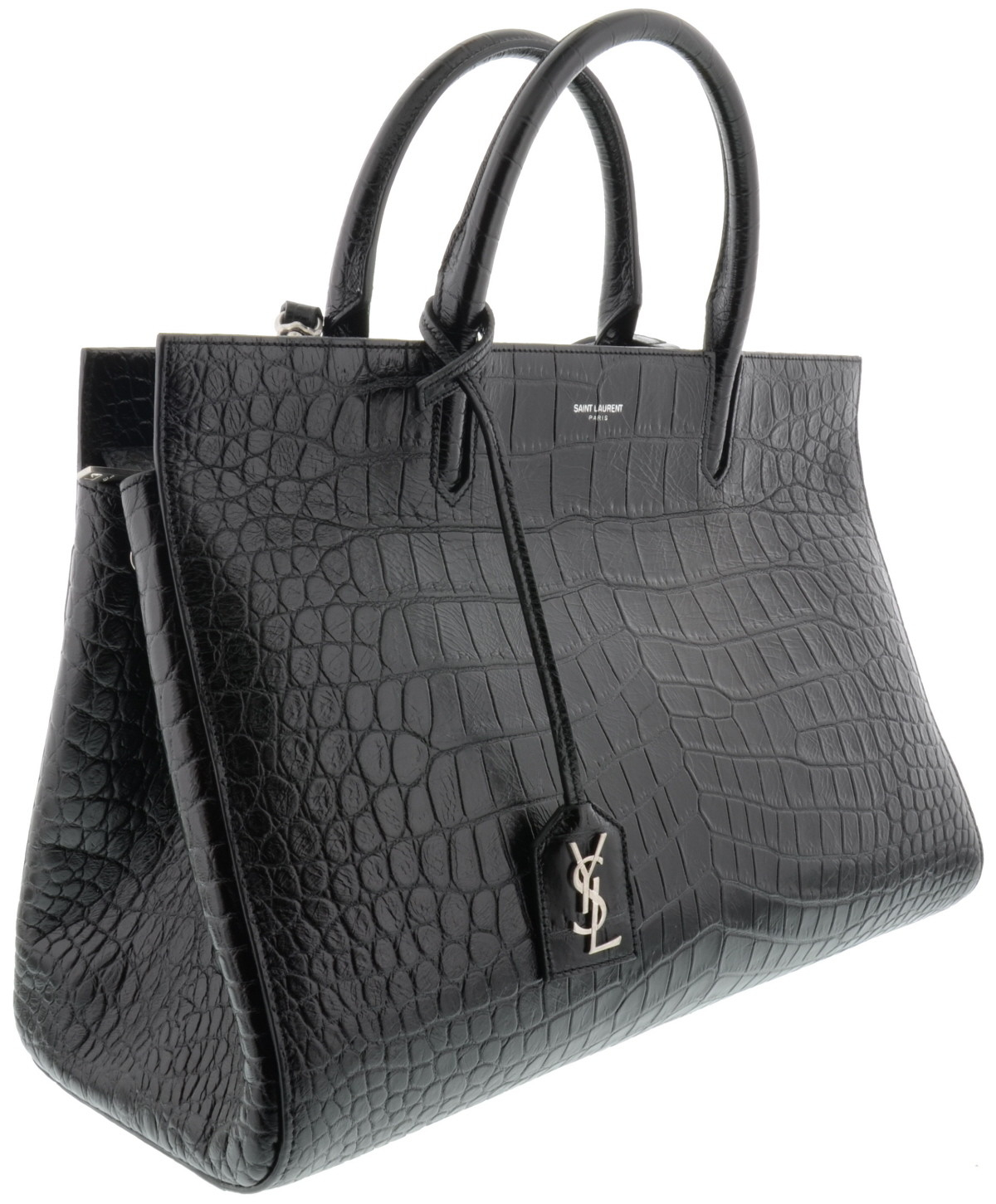 Ysl Rive Gauche Tote Leather Purse