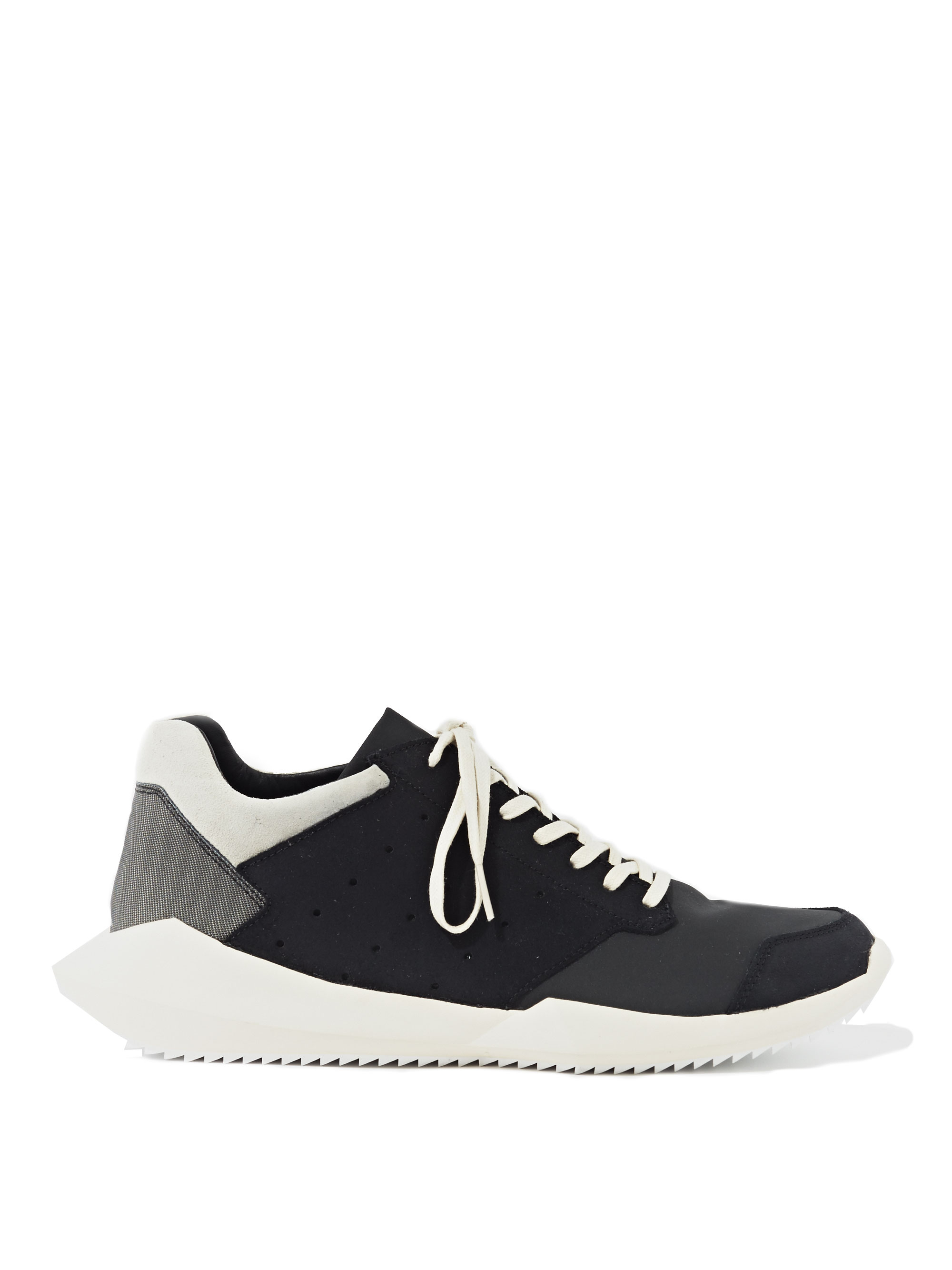 Rick owens Adidas By Mens Tech Runner Trainer in Black for Men | Lyst