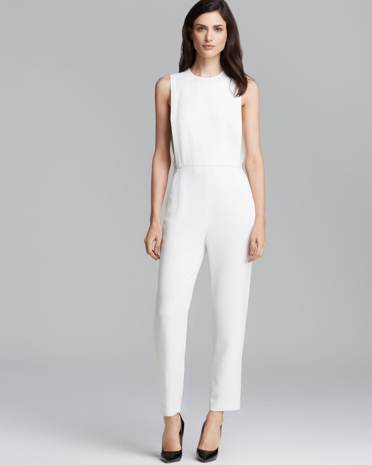 theory white jumpsuit remaline spiaggia full length jumpsuits product 1 19849892 0 315428072 normal