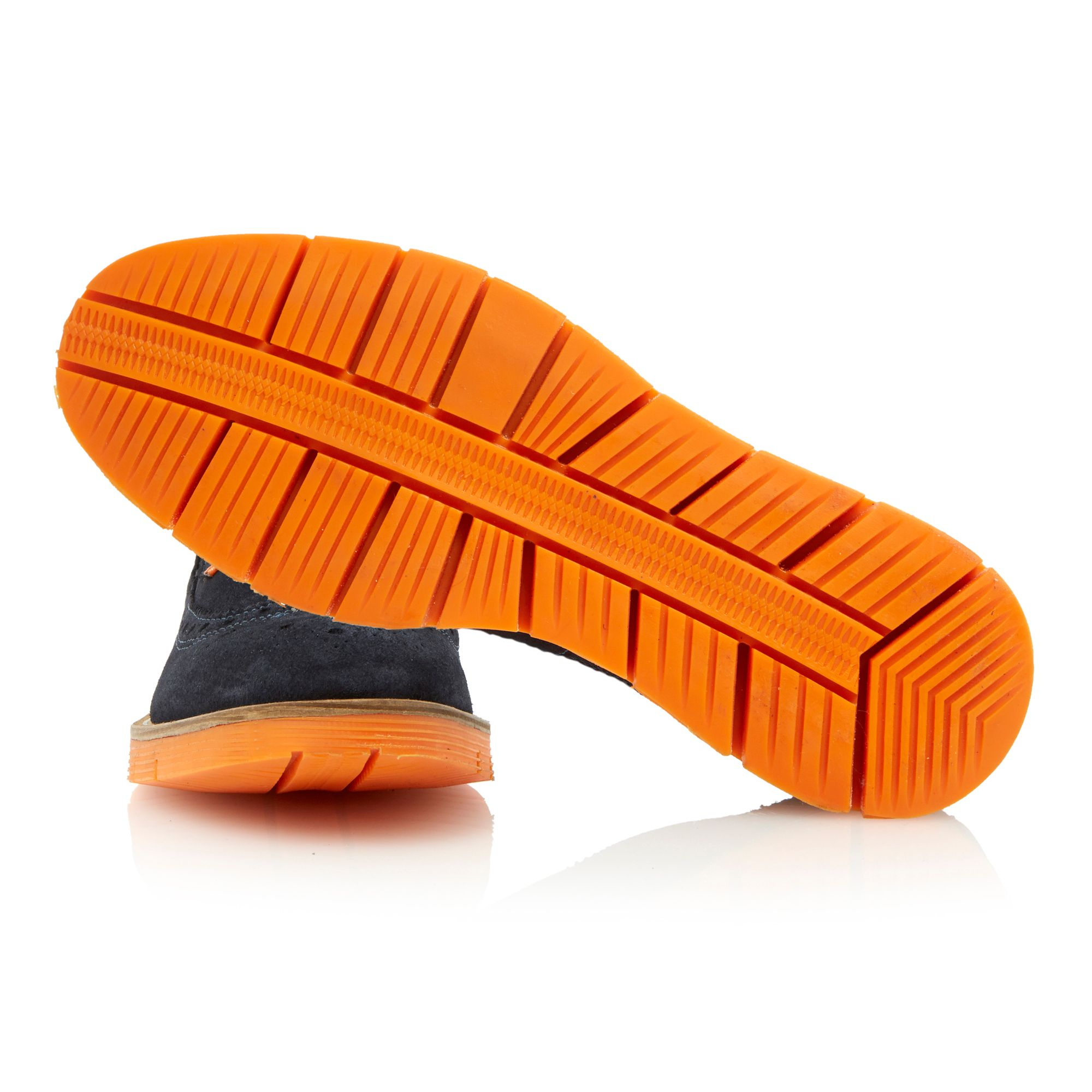 Dune Bonkers Suede Brogue Shoes in Blue for Men Lyst