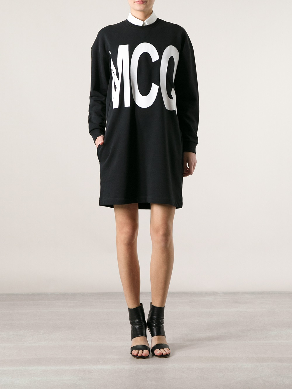 Lyst - Mcq Mcq Sweater Dress in Black