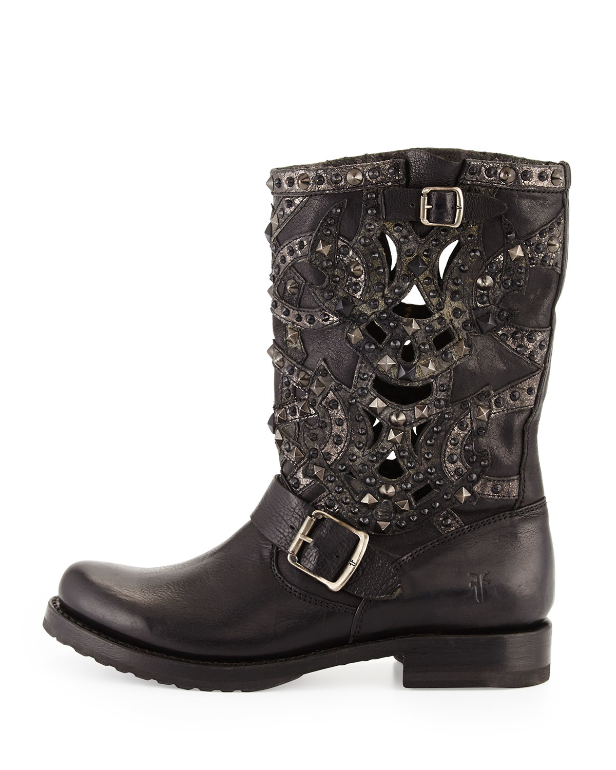 black veronica frye boots