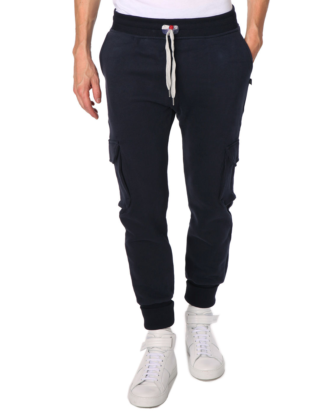 Sweet pants Cargo Navy Jogging Trousers in Blue for Men | Lyst