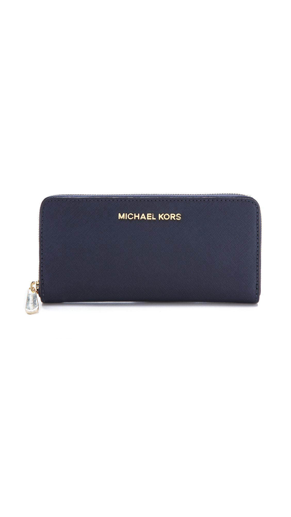 navy blue michael kors wallet