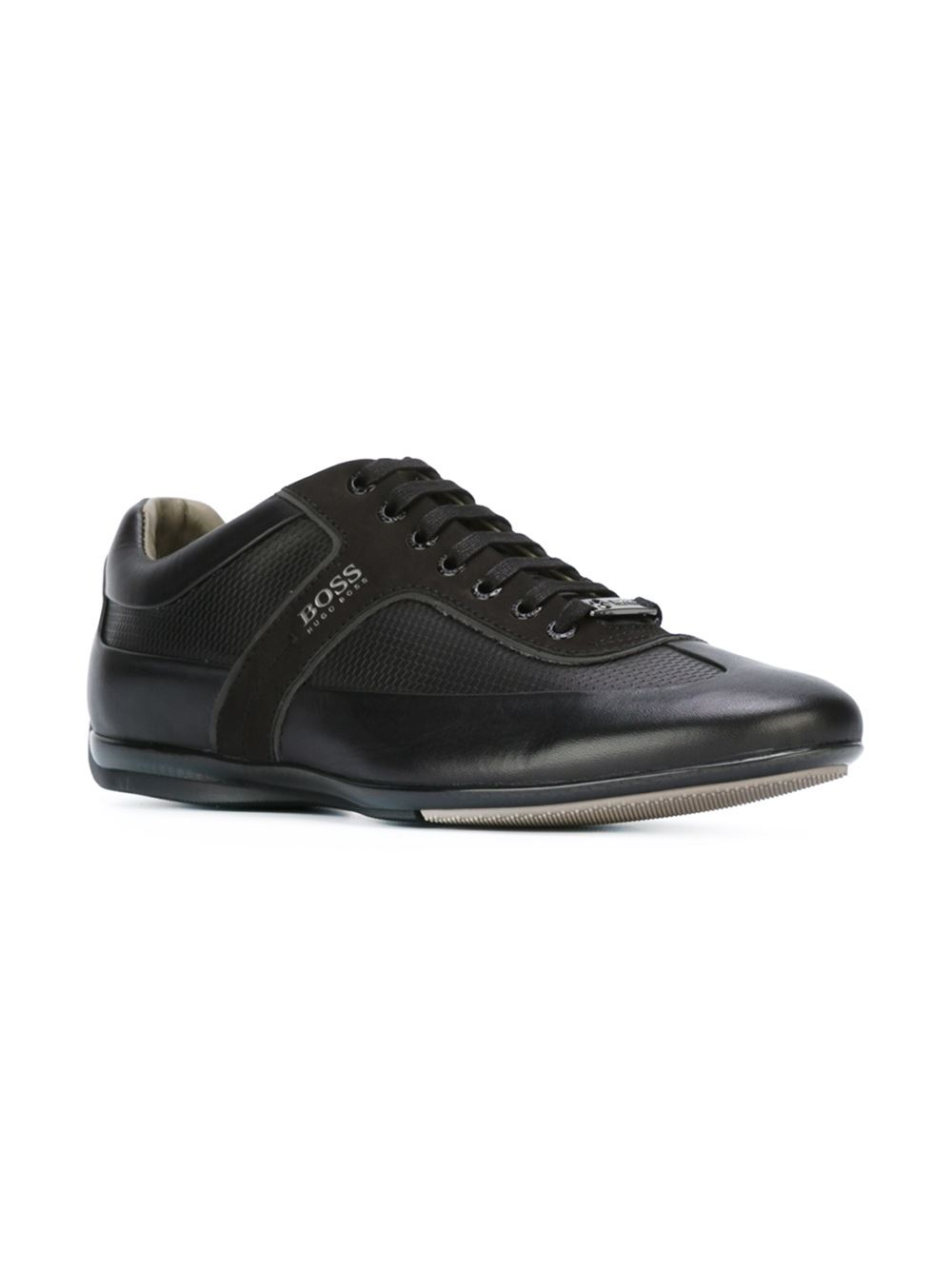 boss sneakers black