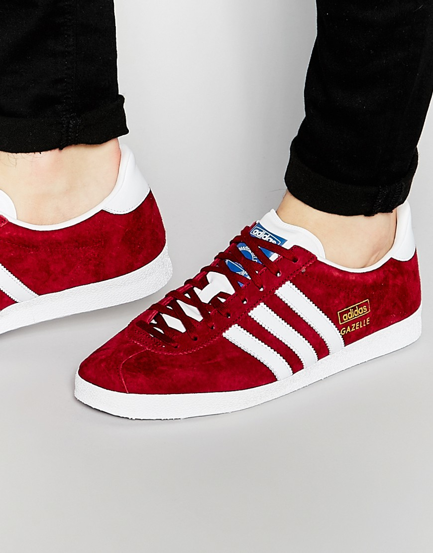 adidas gazelle og womens red adidas gazelle og womens red