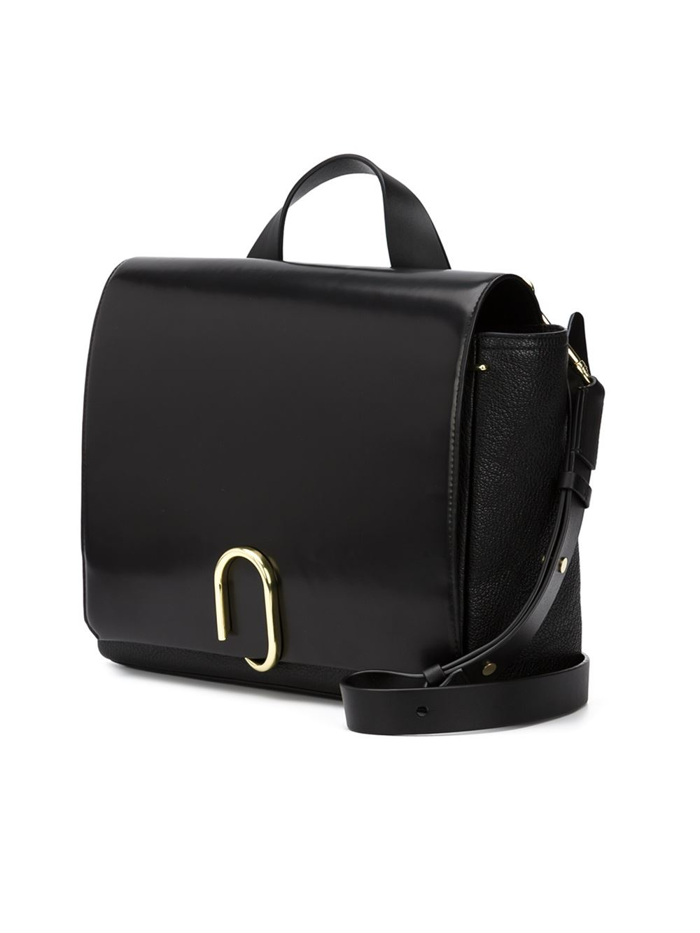 Lyst 3 1 Phillip Lim Alix Leather Messenger Bag In Black Gallery Previously Sold At Farfetch Women S Leather Messenger Bags 31 Phillip Lim