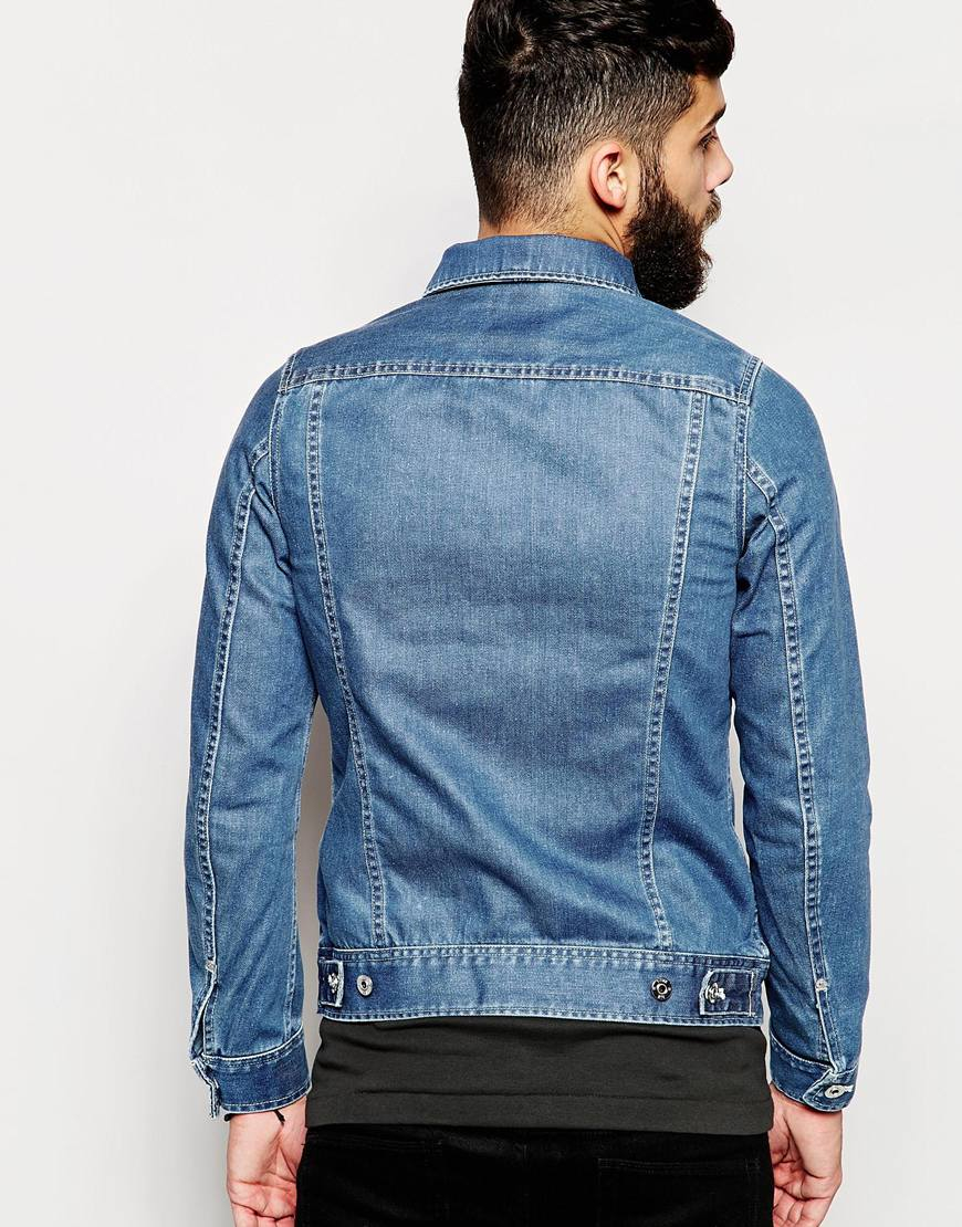 Gstar raw For The Oceans Denim Jacket Slim Tailor 3d Light Aged