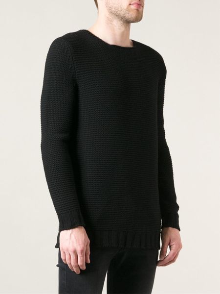 Silent - Damir Doma 'Kallo' Knit Sweater in Black for Men | Lyst