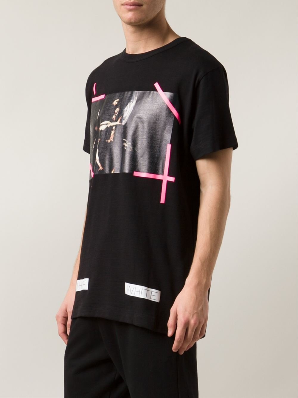 Lyst - Off-White C/O Virgil Abloh New Caravaggio Cotton T-shirt in ...