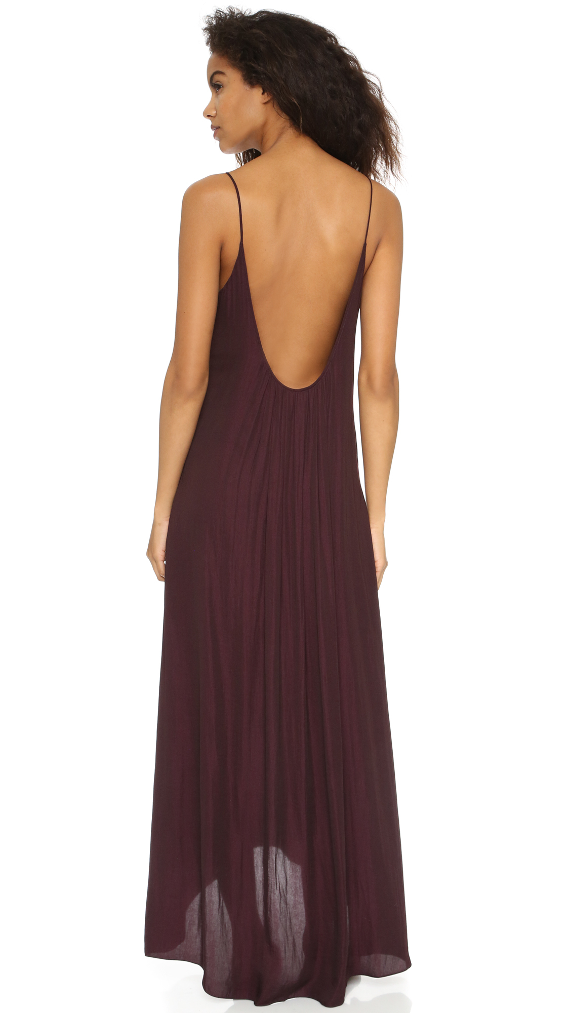 Lyst - Rory Beca Shirred Back Dress in Purple