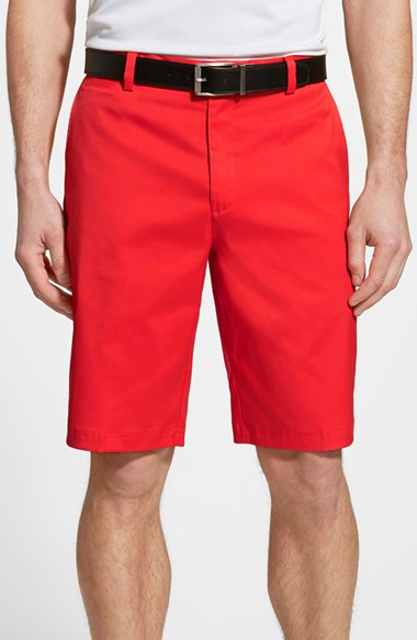 Lyst - Nike Flat Front Golf Shorts in Red for Men