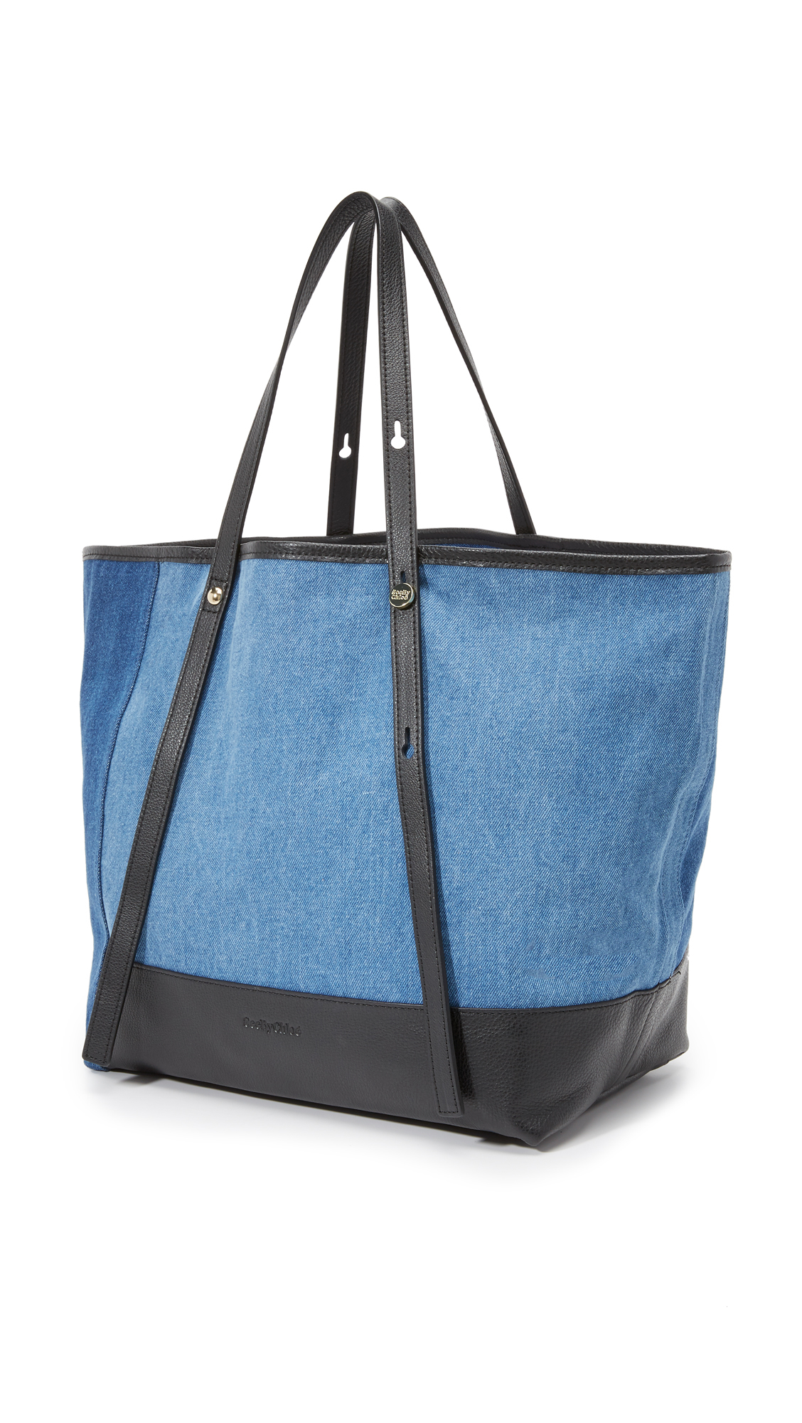 Lyst - See By ChloÃ© Denim Tote in Blue