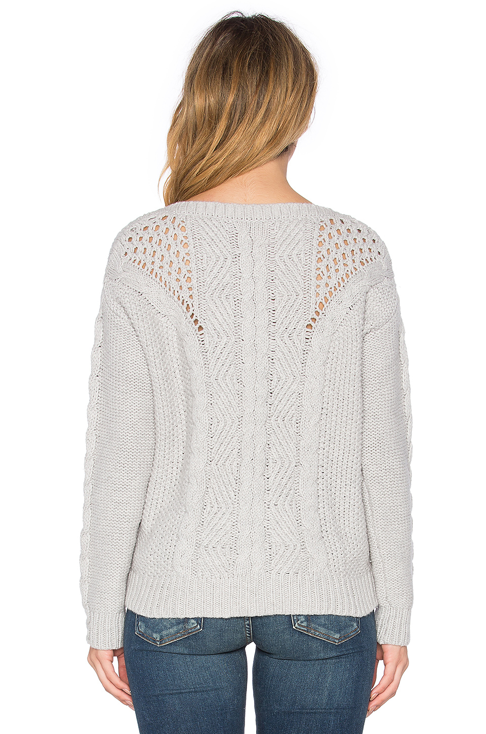 Ella moss Gia Sweater in Gray | Lyst