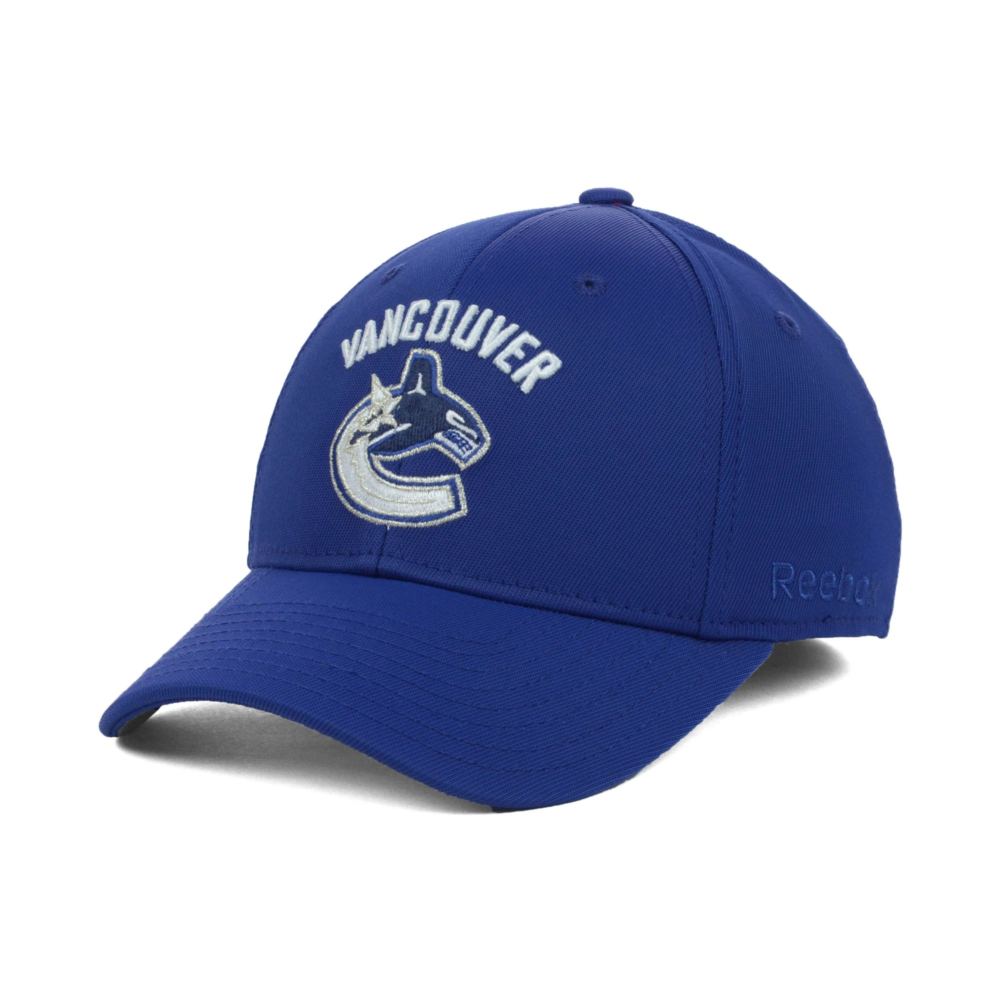 Reebok Vancouver Canucks Nhl Hat Trick 20 Cap in Blue for Men | Lyst