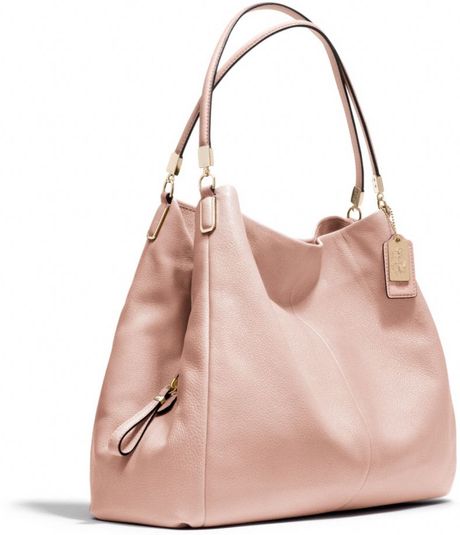 peach pink bag