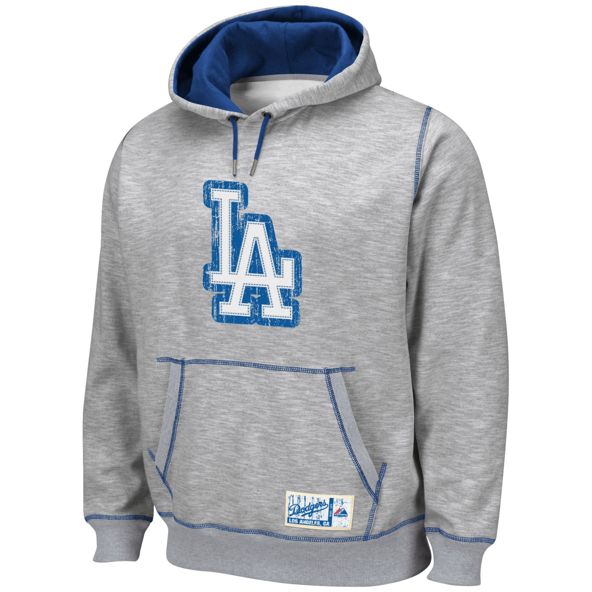 Majestic Mens Los Angeles Dodgers Forged Tradition Hoodie in Gray for ...