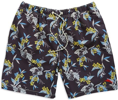 Tommy Bahama Naples Aloha Swim Shorts in Multicolor for Men (Coal) | Lyst