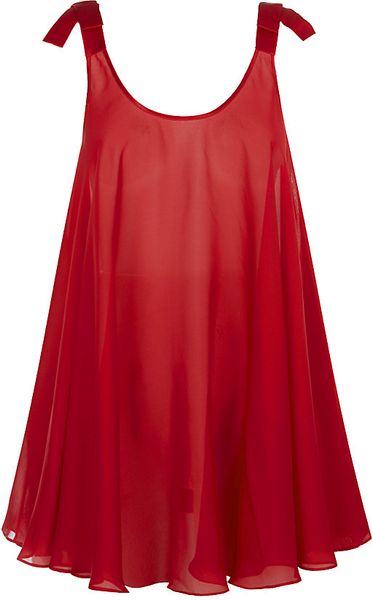 Agent Provocateur Birthday Suit Babydoll in Red | Lyst