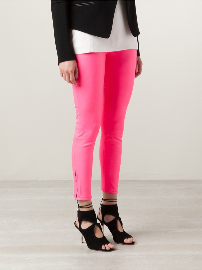 pink woman jeans