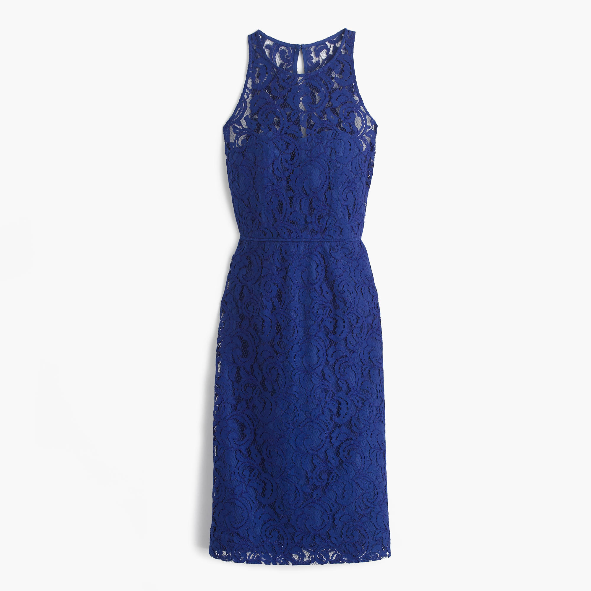 Lyst J Crew Pamela Dress In Leavers Lace Blue Gallery